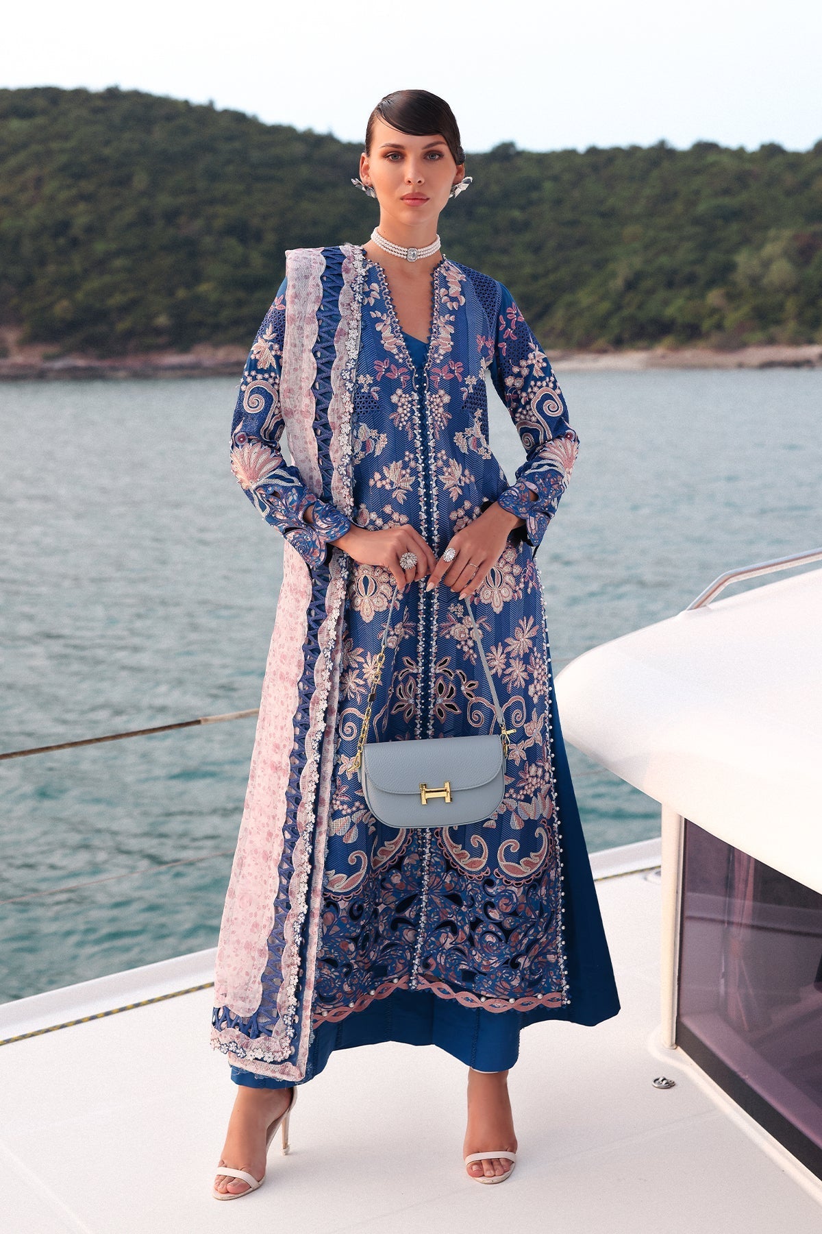 Afrozeh | Lawn 25 | Eclipse -  Afrozeh Ladies Clothes -  House of Maryam