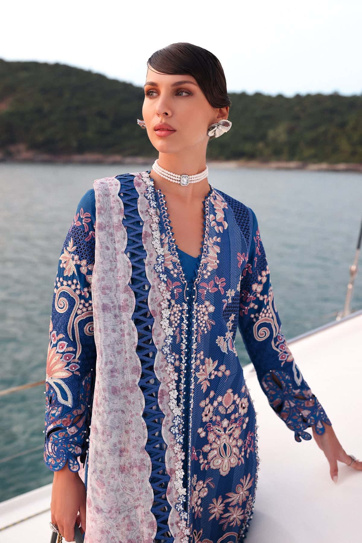 Afrozeh | Lawn 25 | Eclipse -  Afrozeh Ladies Clothes - Original Designer Dress - House of Maryam