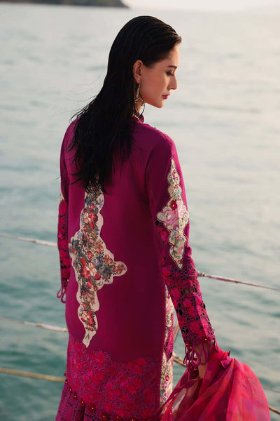 Afrozeh Serene magenta embroidered lawn suit, photo 3