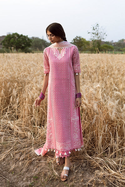 Afrozeh Khwaab pink lawn shirt and sharara