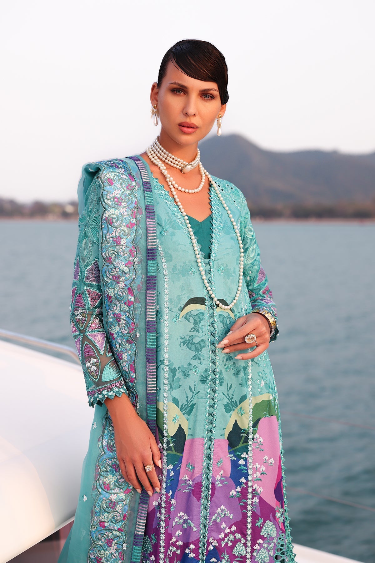 Afrozeh | Lawn 25 | Sovana -  Afrozeh Ladies Clothes - Original Designer Dress - House of Maryam