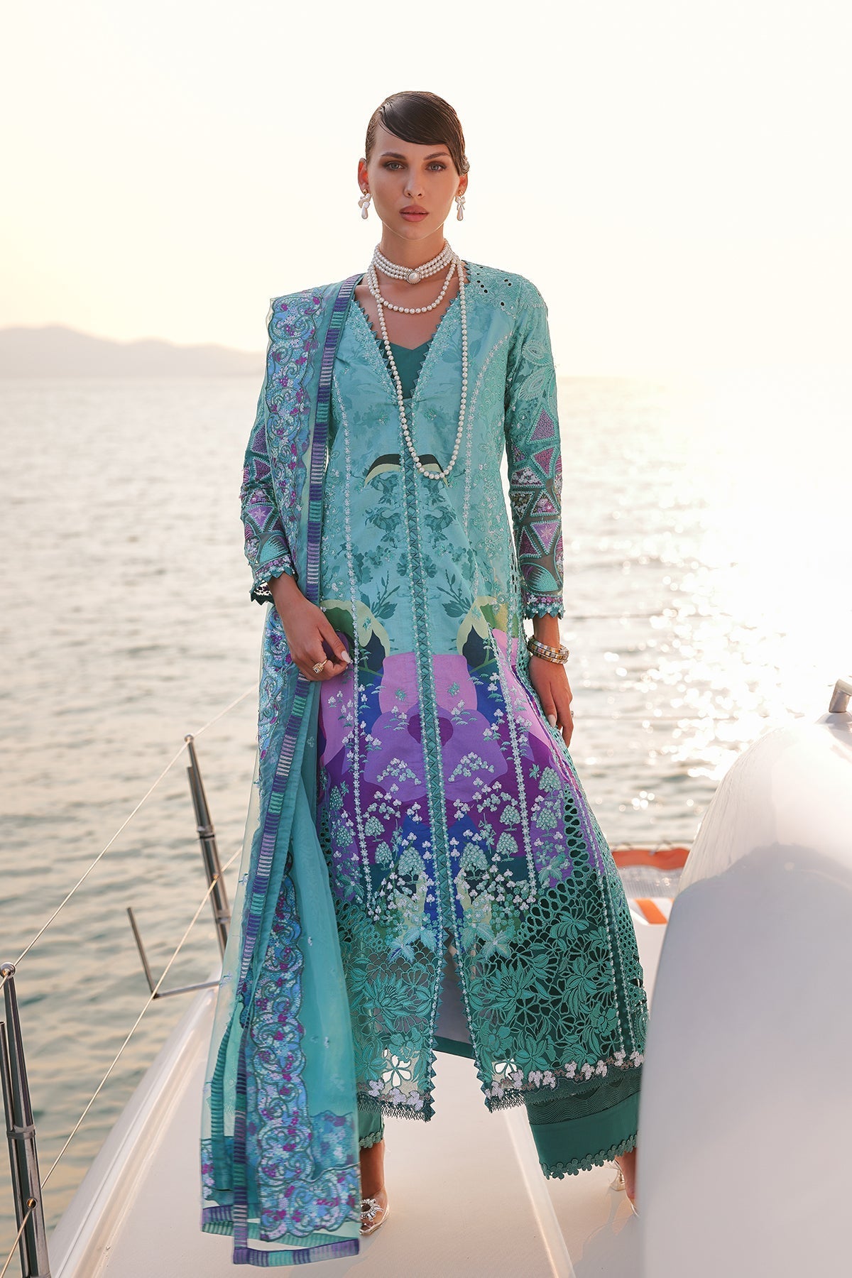 Afrozeh | Lawn 25 | Sovana -  Afrozeh Ladies Clothes - Original Designer Dress - House of Maryam