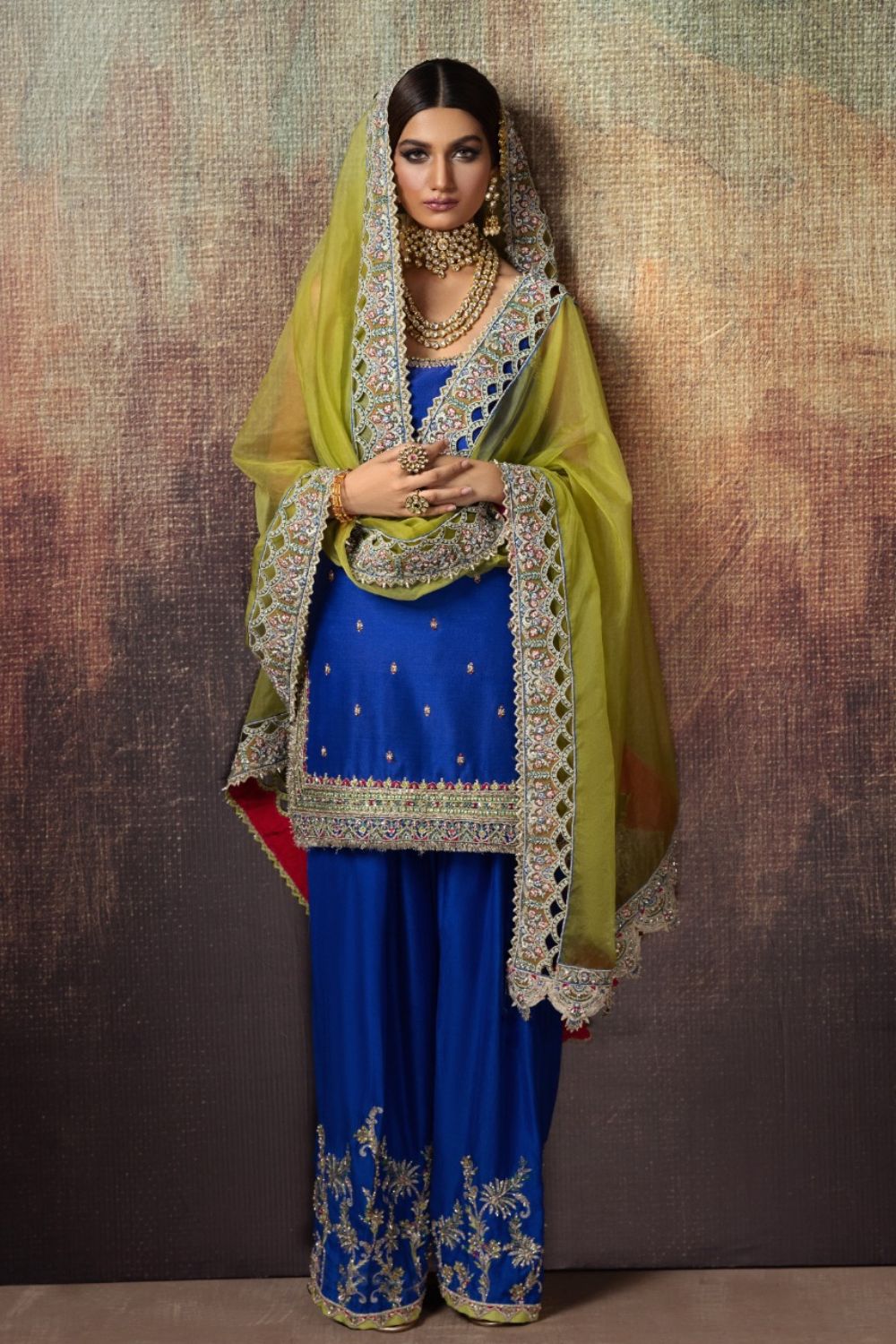 Erum Khan | Begham Jaan Bridal Formals | SABZPARI -  Erum Khan Bridal - Original Designer Dress - House of Maryam