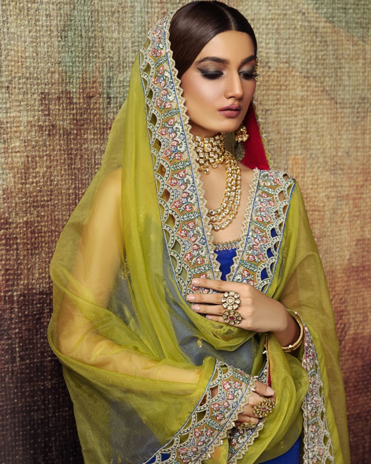 Erum Khan | Begham Jaan Bridal Formals | SABZPARI -  Erum Khan Bridal - Original Designer Dress - House of Maryam