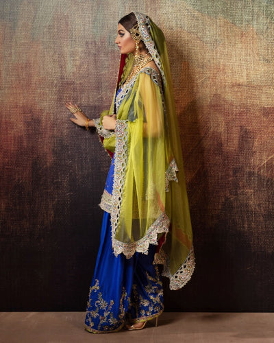 Erum Khan | Begham Jaan Bridal Formals | SABZPARI -  Erum Khan Bridal - Original Designer Dress - House of Maryam