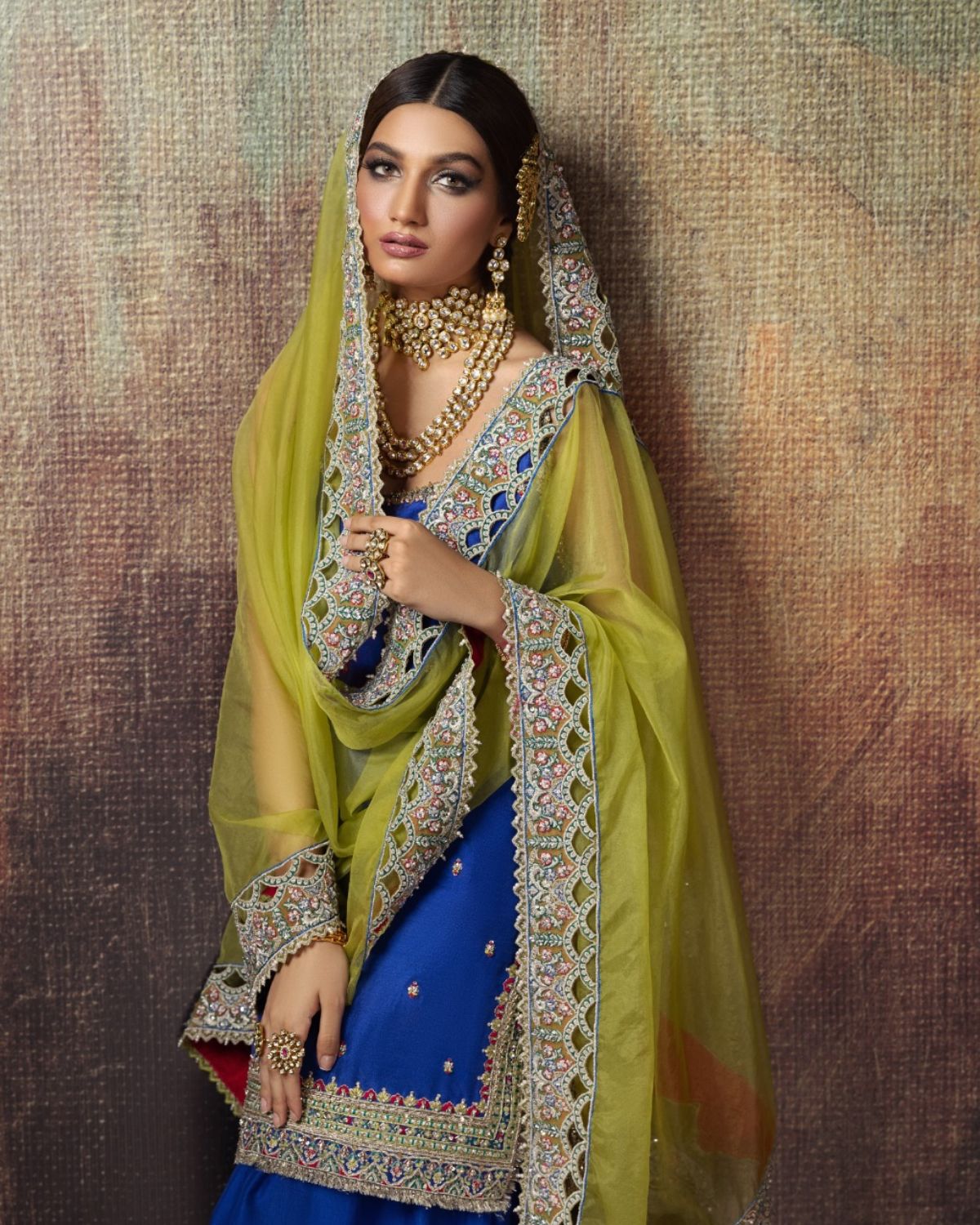 Erum Khan | Begham Jaan Bridal Formals | SABZPARI -  Erum Khan Bridal - Original Designer Dress - House of Maryam