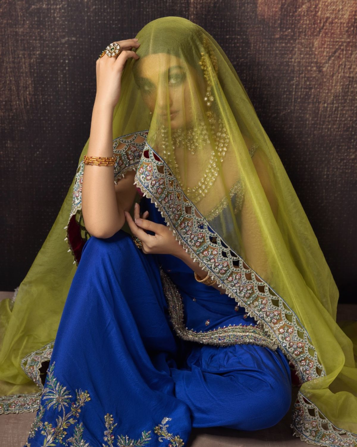 Erum Khan | Begham Jaan Bridal Formals | SABZPARI -  Erum Khan Bridal - Original Designer Dress - House of Maryam