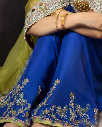 Erum Khan | Begham Jaan Bridal Formals | SABZPARI -  Erum Khan Bridal - Original Designer Dress - House of Maryam
