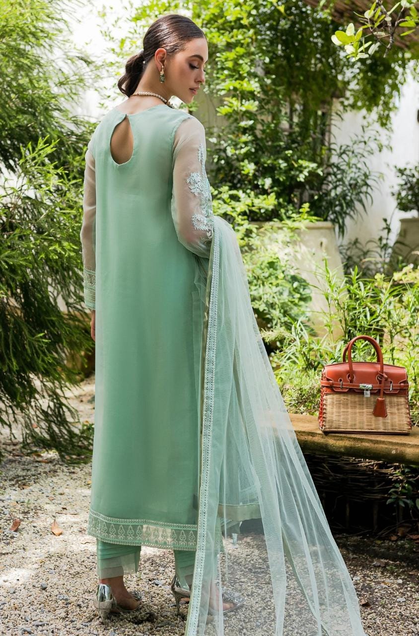 Maryum N Maria | Sorina Luxury Chiffon 23 | Beach Glass (MW23-504) -  Maryum N Maria Formal - Original Designer Dress - House of Maryam