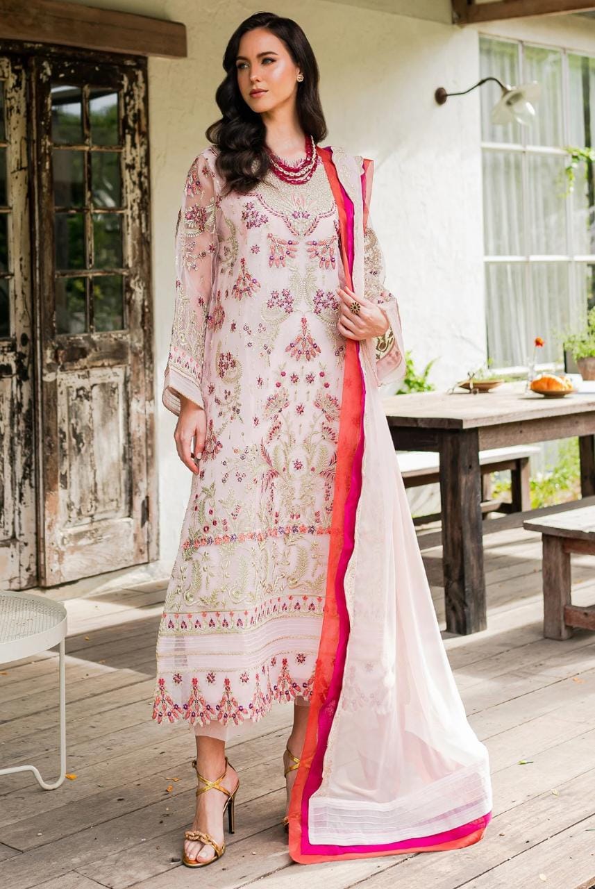 Maryum N Maria | Sorina Luxury Chiffon 23 | Potpurri (MW23-501) by Designer Maryum N Maria - House of Maryam - Pakistani Designer Ethnic Wear in {{ shop.shopifyCountryName }}