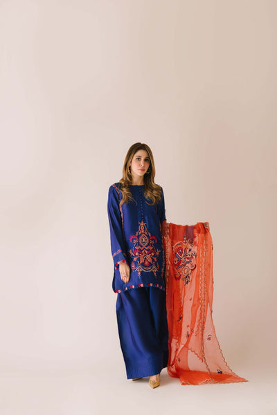 Sammy K | Aadat Festive Edition | Corn Flower -  Sammy K Ladies Clothes - Original Designer Dress - House of Maryam