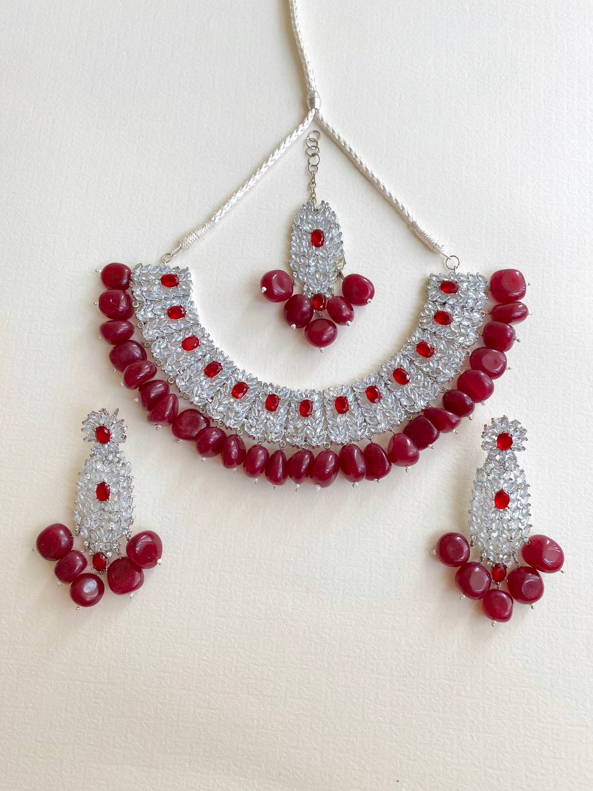 Necklace-0943 -  Zeesy Necklace Sets - Original Designer Dress - House of Maryam