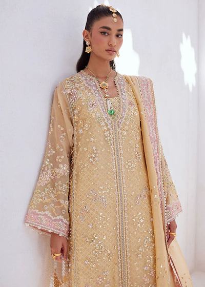 Suffuse Suha marigold yellow panelled formal suit, photo 3