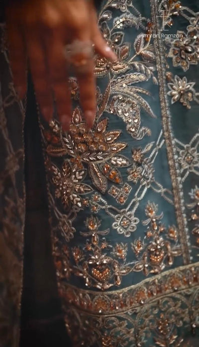 Imran Ramzan | Rubaru | Ghazal -  Imran Ramzan Clothing - Original Designer Dress - House of Maryam