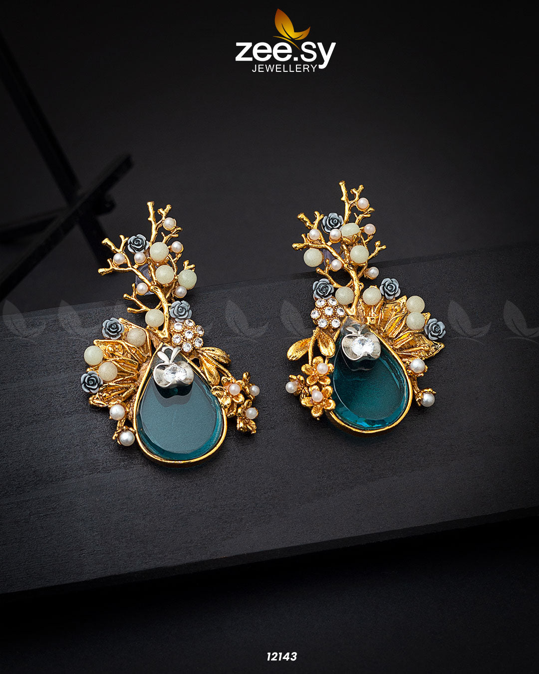 Willow Earrings -  Zeesy Earrings - Original Designer Dress - House of Maryam