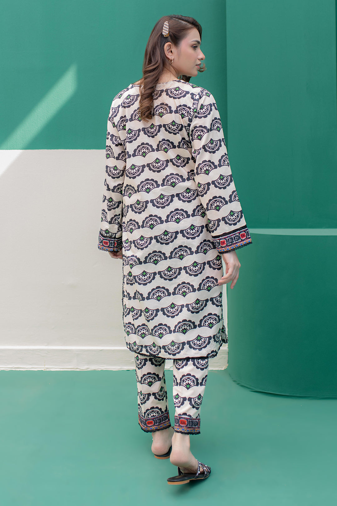Zellbury | Summer Pret | Kurta Trouser - 2809 -  Zellbury Women Essential Pret - Original Designer Dress - House of Maryam