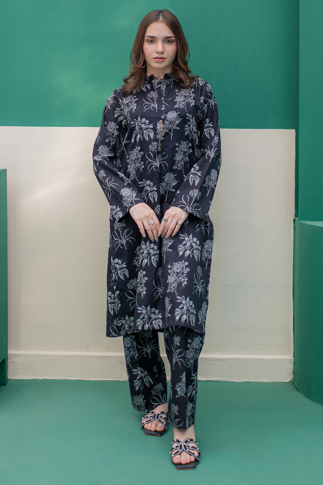 Zellbury | Summer Pret | Kurta Trouser - 2849 -  Zellbury Women Essential Pret - Original Designer Dress - House of Maryam