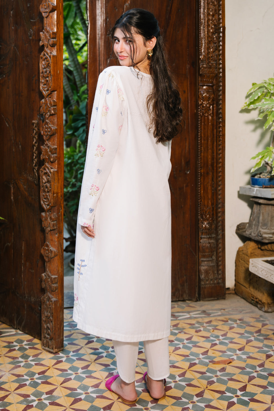 Zellbury | Summer Pret | Embroidered Kurta - 2015 -  Zellbury Women Signature Pret - Original Designer Dress - House of Maryam
