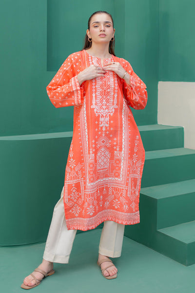 Zellbury | Winter Pret | Embroidered Kurta - 2970 -  Zellbury Women Essential Pret - Original Designer Dress - House of Maryam