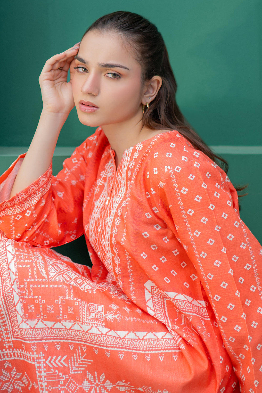 Zellbury | Winter Pret | Embroidered Kurta - 2970 -  Zellbury Women Essential Pret - Original Designer Dress - House of Maryam