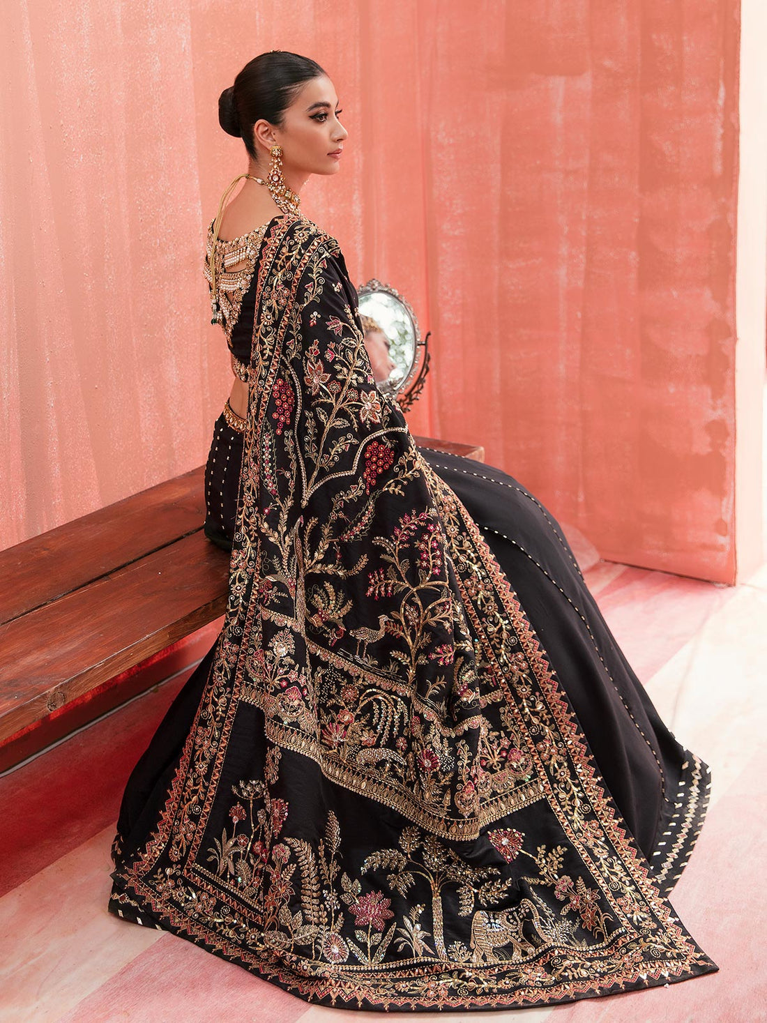 Gulaal | Wedding Formals | MAYAL GL-WS-22V1-32 (LEHNGA AND CHOLI) by Designer Gulaal - House of Maryam - Pakistani Designer Ethnic Wear in {{ shop.shopifyCountryName }}