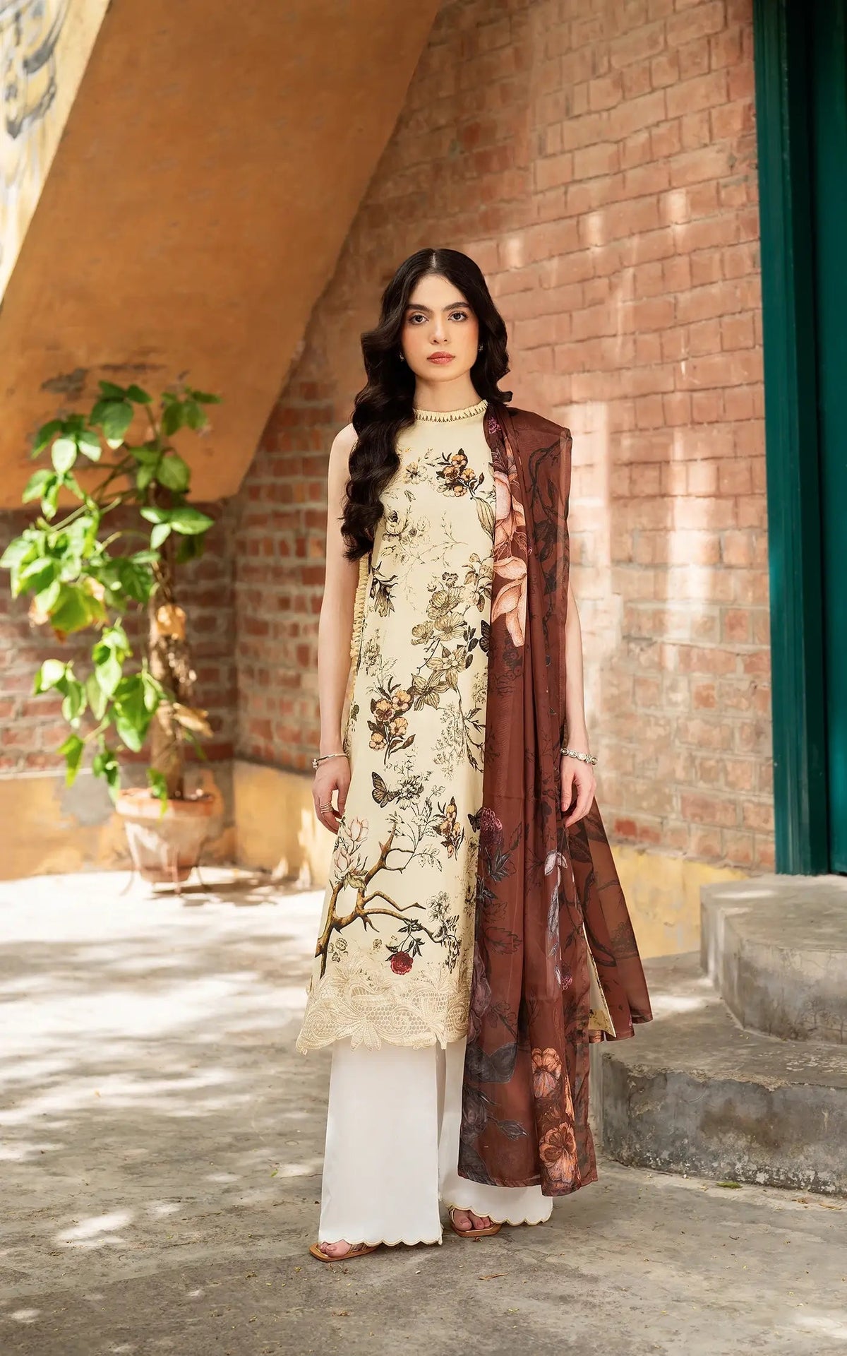Asifa and Nabeel | Yakin Summer 25 | Meadow Bloom-(YKL25-01) -  Asifa and Nabeel Ladies Clothes - Original Designer Dress - House of Maryam