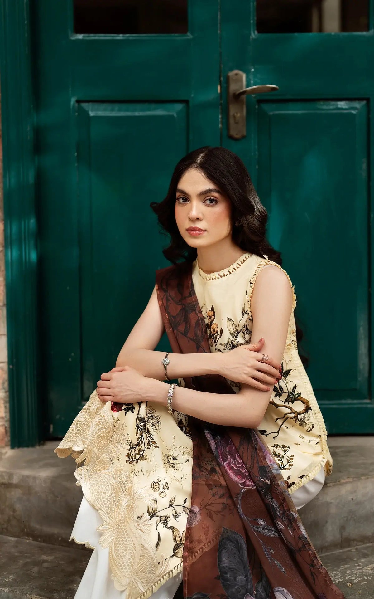 Asifa and Nabeel | Yakin Summer 25 | Meadow Bloom-(YKL25-01) -  Asifa and Nabeel Ladies Clothes - Original Designer Dress - House of Maryam