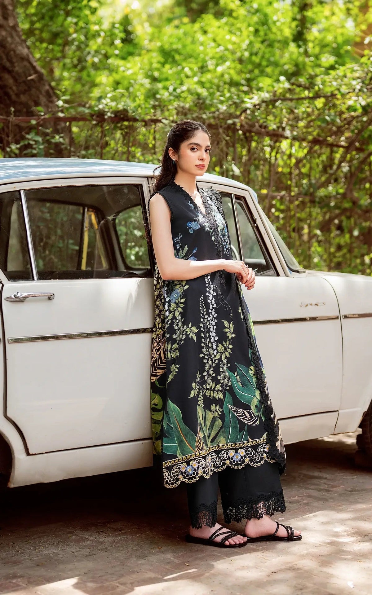 Asifa and Nabeel | Yakin Summer 25 | Secret Botanica-(YKL25-05) -  Asifa and Nabeel Ladies Clothes - Original Designer Dress - House of Maryam