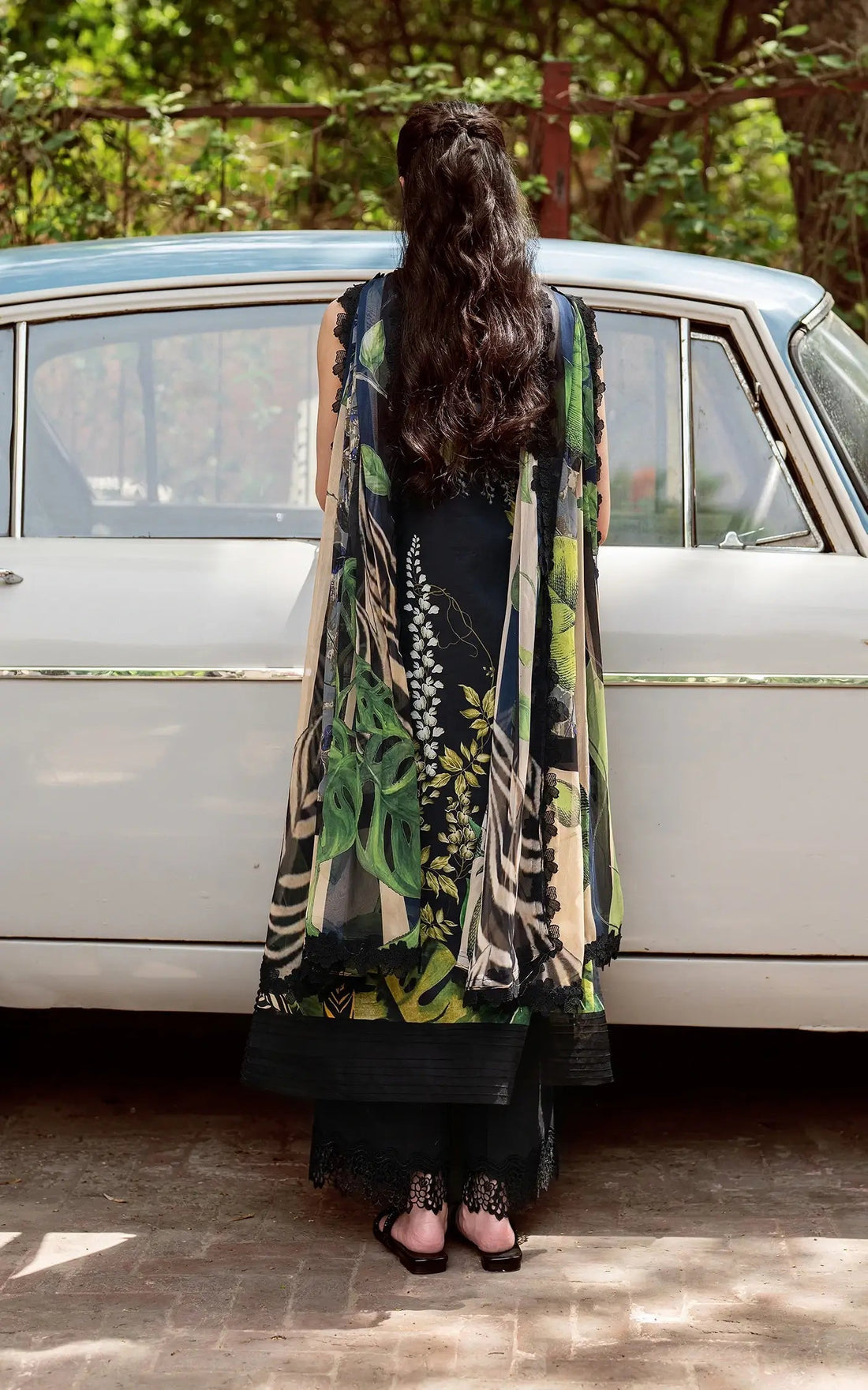 Asifa and Nabeel | Yakin Summer 25 | Secret Botanica-(YKL25-05) -  Asifa and Nabeel Ladies Clothes - Original Designer Dress - House of Maryam