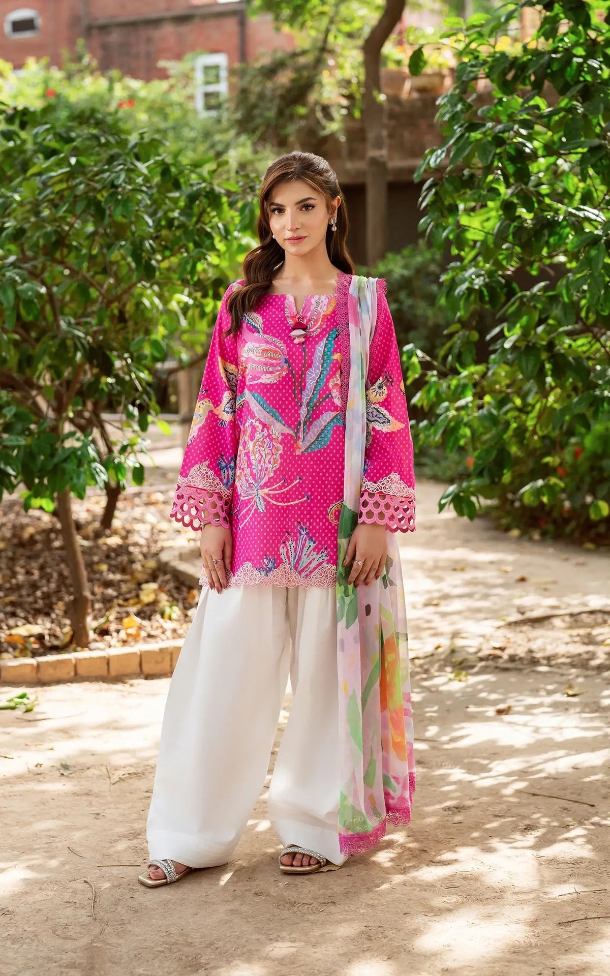 Asifa and Nabeel | Yakin Summer 25 | Roseveil-(YKL25-10) -  Asifa and Nabeel Ladies Clothes - Original Designer Dress - House of Maryam