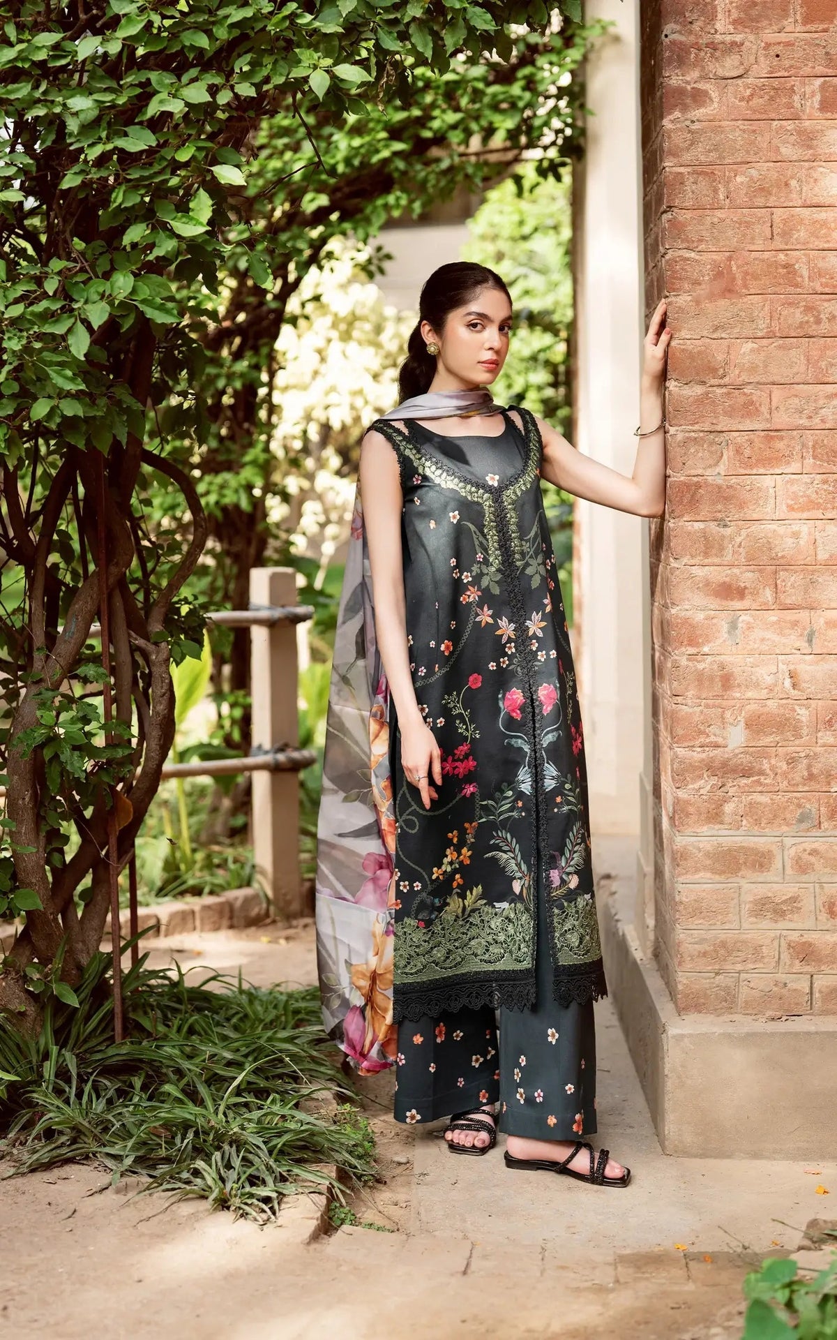 Asifa and Nabeel | Yakin Summer 25 | Elysian-(YKL25-11) -  Asifa and Nabeel Ladies Clothes - Original Designer Dress - House of Maryam
