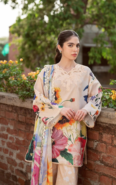 Asifa and Nabeel | Yakin Summer 25 | Bloomlight-(YKL25-13) -  Asifa and Nabeel Ladies Clothes - Original Designer Dress - House of Maryam