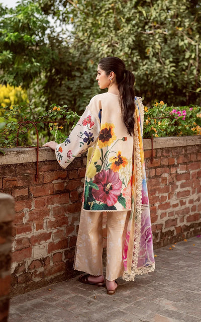 Asifa and Nabeel | Yakin Summer 25 | Bloomlight-(YKL25-13) -  Asifa and Nabeel Ladies Clothes - Original Designer Dress - House of Maryam