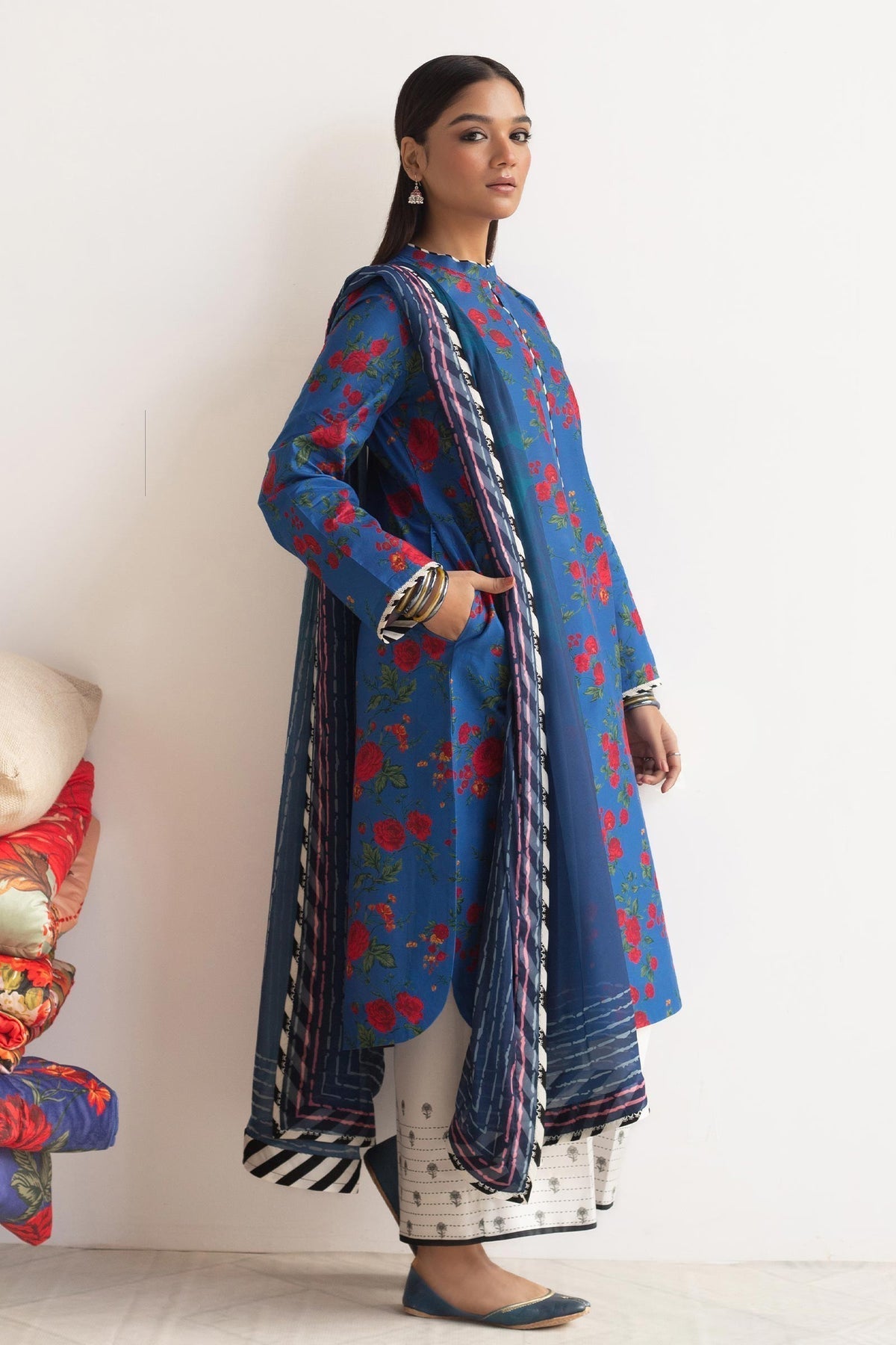 Zara Shahjahan | Coco Prints 24 | BULBUL-D1 by Designer Zara Shahjahan - House of Maryam - Pakistani Designer Ethnic Wear in {{ shop.shopifyCountryName }}