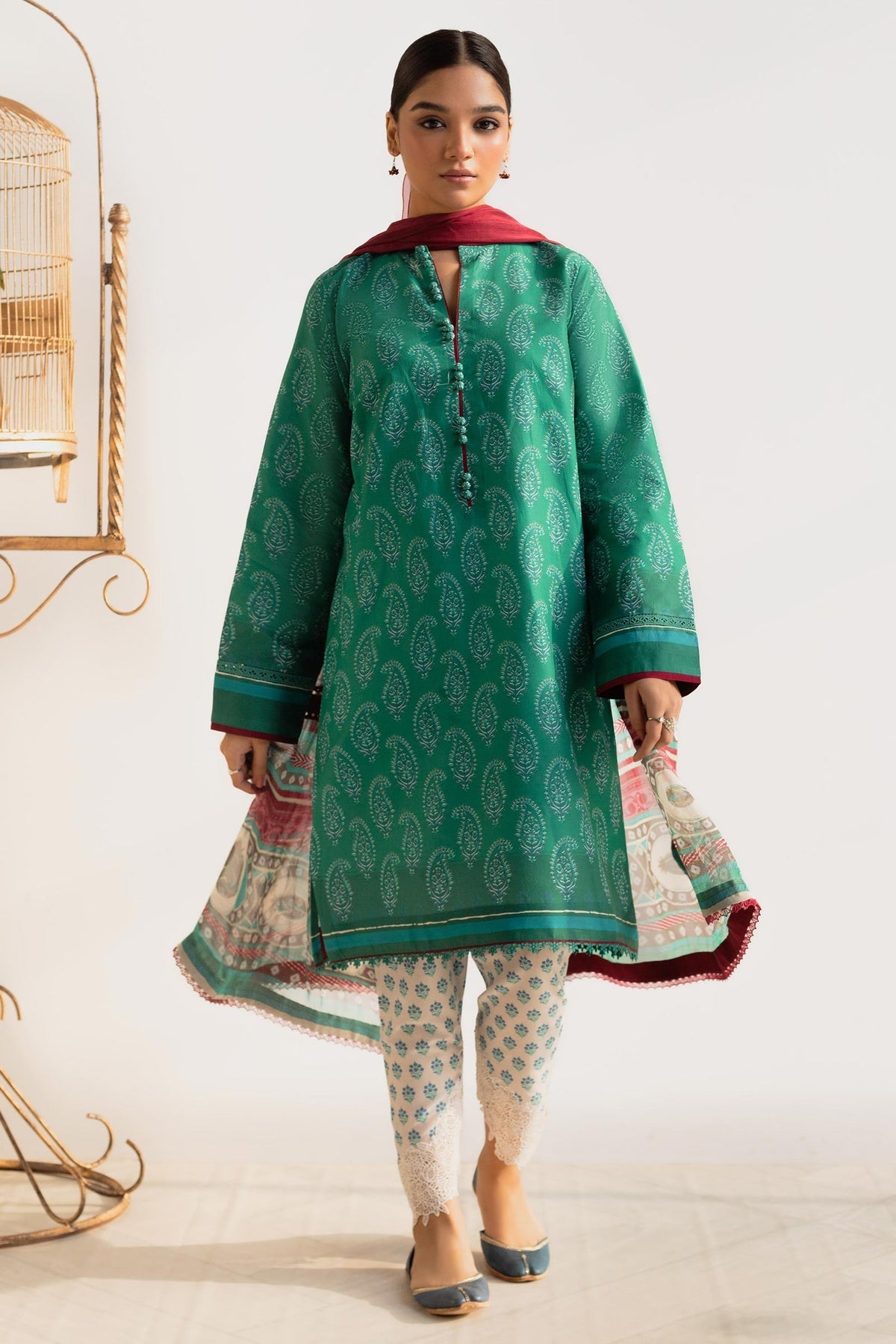 Zara Shahjahan | Coco Prints 24 | CHAAP-D4 -  Zara Shahjahan Luxury - Original Designer Dress - House of Maryam