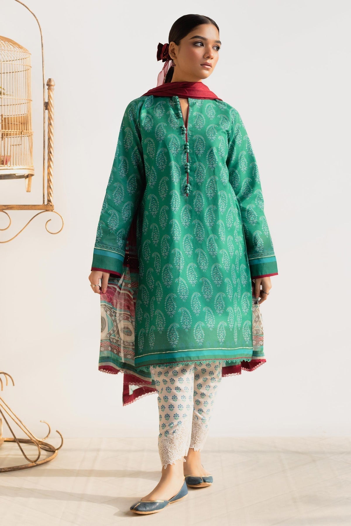 Zara Shahjahan | Coco Prints 24 | CHAAP-D4 -  Zara Shahjahan Luxury - Original Designer Dress - House of Maryam