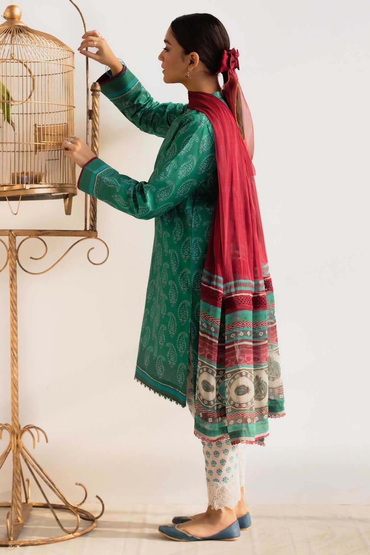 Zara Shahjahan | Coco Prints 24 | CHAAP-D4 -  Zara Shahjahan Luxury - Original Designer Dress - House of Maryam