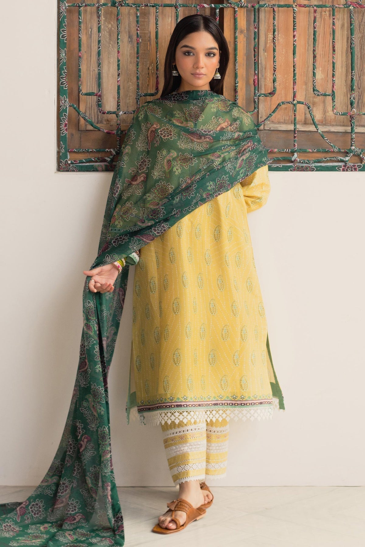 Zara Shahjahan | Coco Prints 24 | CHAMPA-D10 by Designer Zara Shahjahan - House of Maryam - Pakistani Designer Ethnic Wear in {{ shop.shopifyCountryName }}