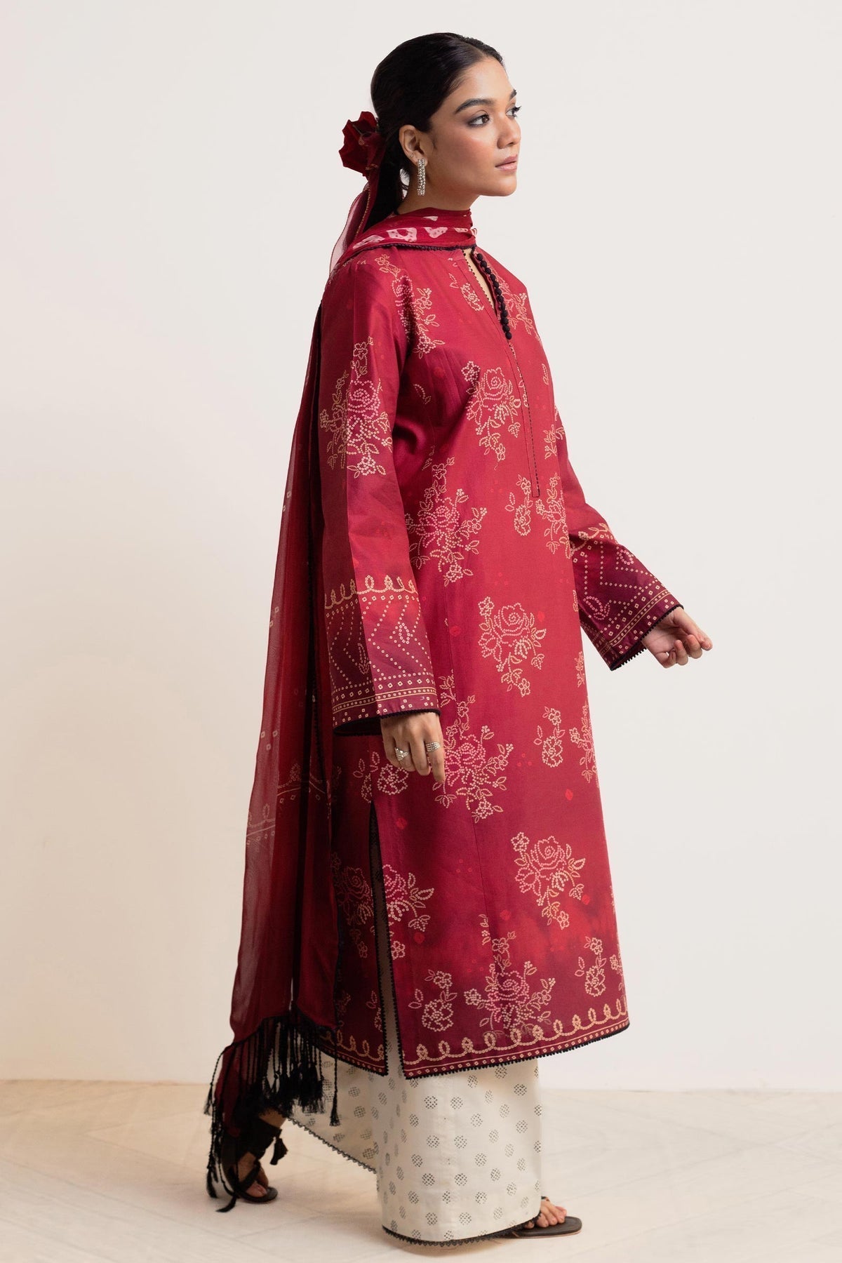 Zara Shahjahan | Coco Prints 24 | GULAB-D5 by Designer Zara Shahjahan - House of Maryam - Pakistani Designer Ethnic Wear in {{ shop.shopifyCountryName }}