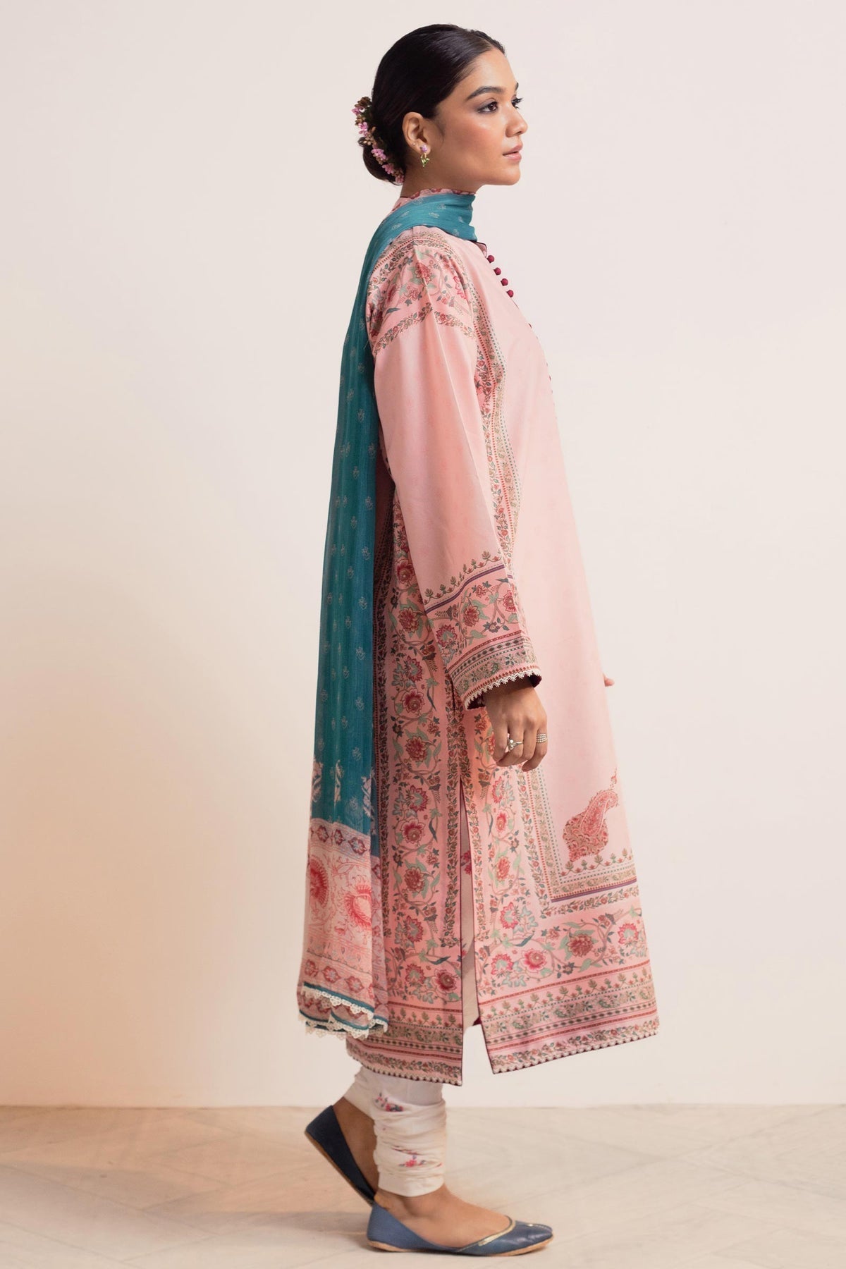 Zara Shahjahan | Coco Prints 24 | GULABI-D3 by Designer Zara Shahjahan - House of Maryam - Pakistani Designer Ethnic Wear in {{ shop.shopifyCountryName }}