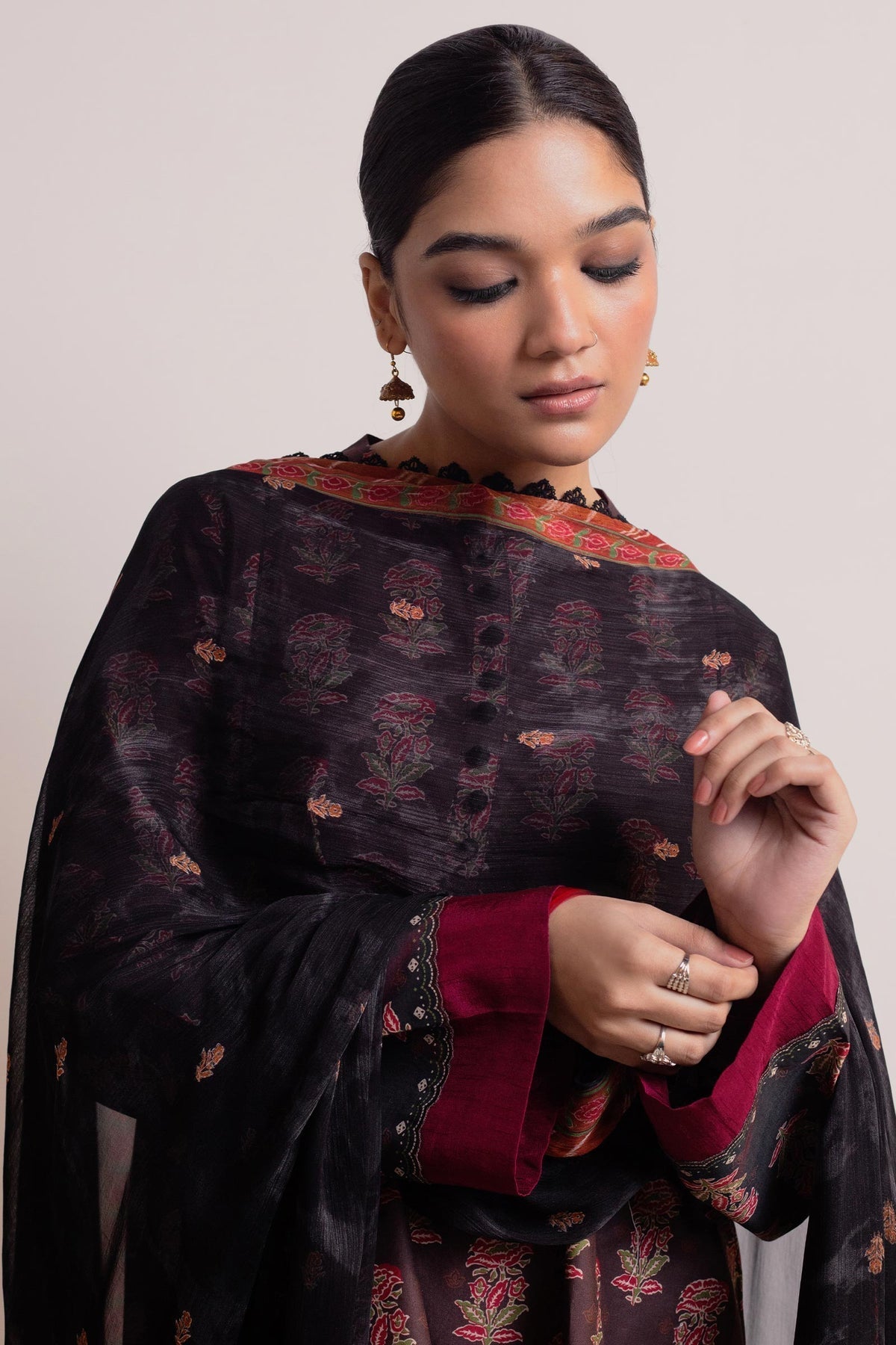 Zara Shahjahan | Coco Prints 24 | SURKH-D9 -  Zara Shahjahan Luxury - Original Designer Dress - House of Maryam