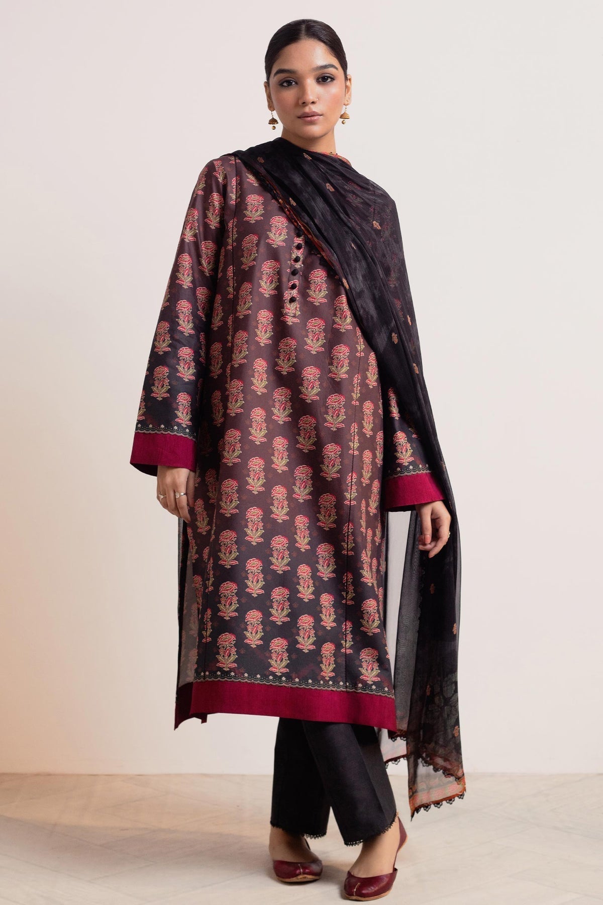 Zara Shahjahan | Coco Prints 24 | SURKH-D9 by Designer Zara Shahjahan - House of Maryam - Pakistani Designer Ethnic Wear in {{ shop.shopifyCountryName }}