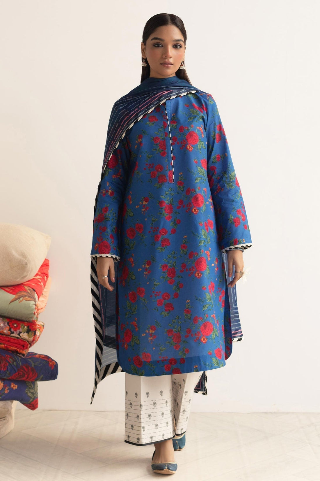 Zara Shahjahan | Coco Prints 24 | BULBUL-D1 by Designer Zara Shahjahan - House of Maryam - Pakistani Designer Ethnic Wear in {{ shop.shopifyCountryName }}