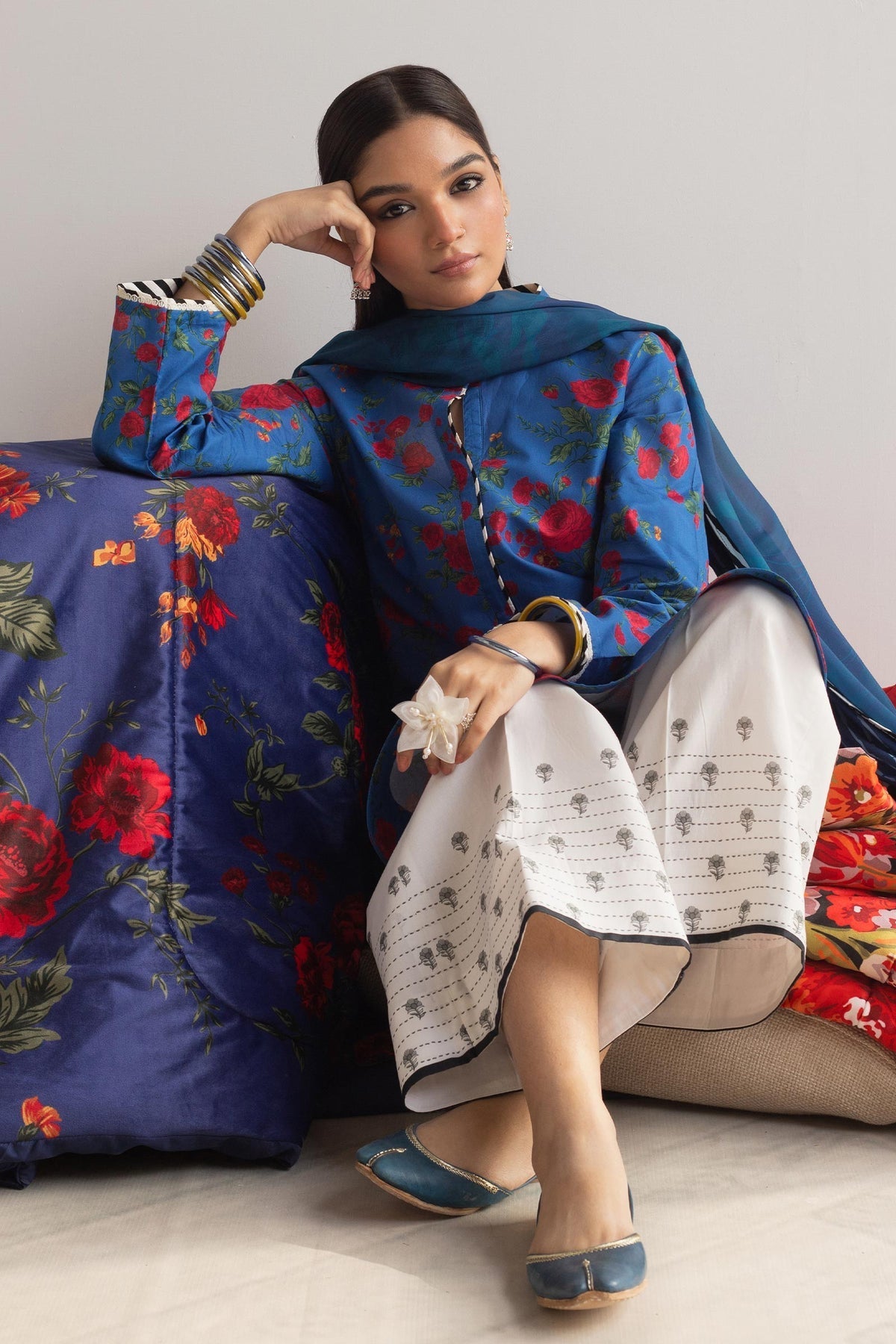 Zara Shahjahan | Coco Prints 24 | BULBUL-D1 -  Zara Shahjahan Luxury - Original Designer Dress - House of Maryam