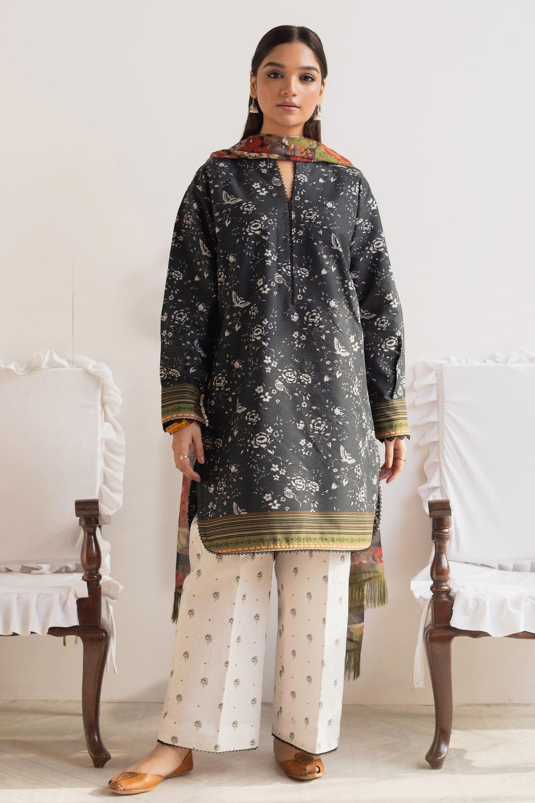 Zara Shahjahan | Coco Prints 24 | AFSANA-D7 by Designer Zara Shahjahan - House of Maryam - Pakistani Designer Ethnic Wear in {{ shop.shopifyCountryName }}