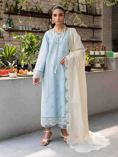 Izel | Meadow Muse Embroidered Lawn 25 | ZARELLE -  Izel Ladies Clothes - Original Designer Dress - House of Maryam
