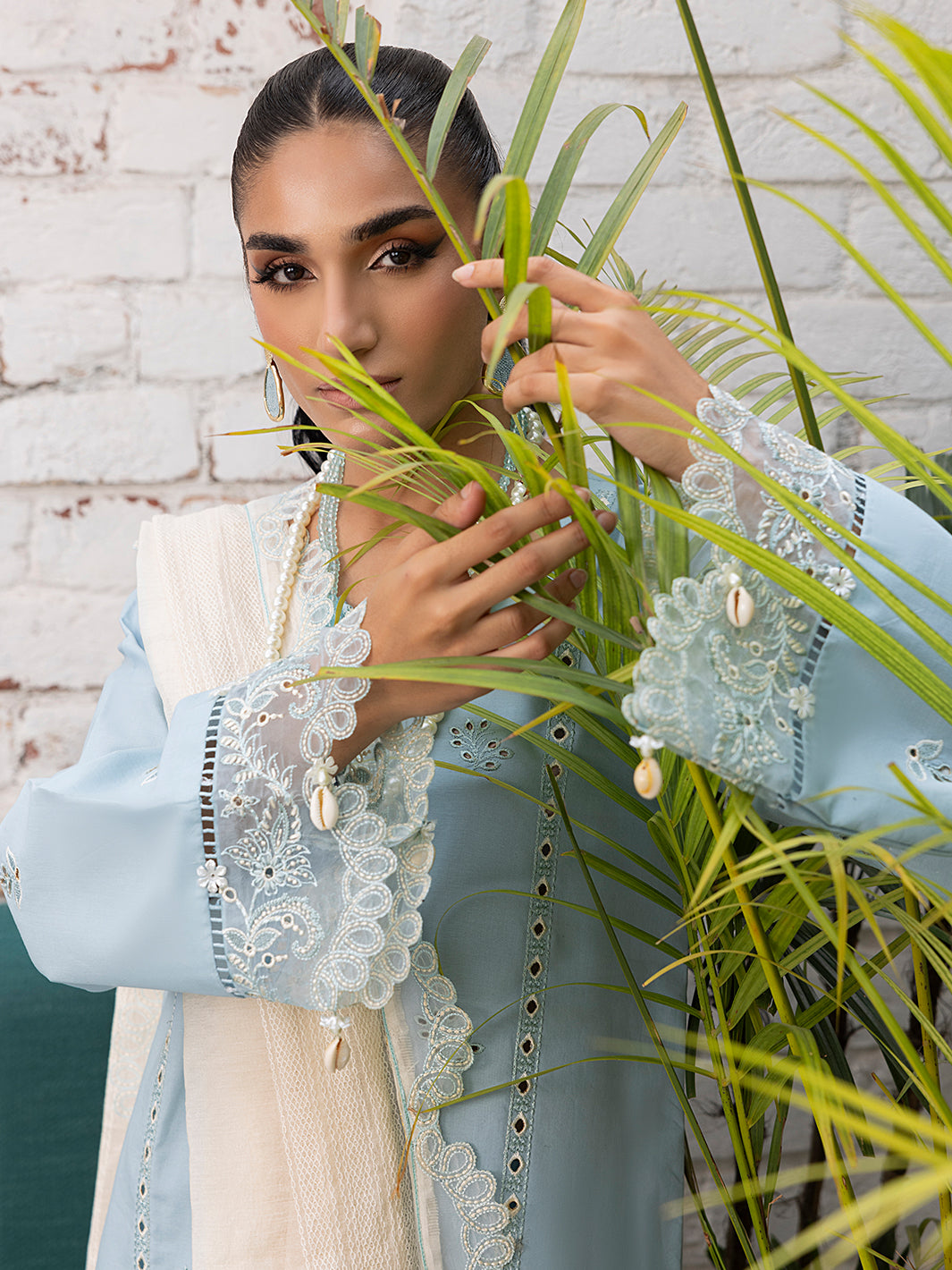 Izel | Meadow Muse Embroidered Lawn 25 | ZARELLE -  Izel Ladies Clothes - Original Designer Dress - House of Maryam