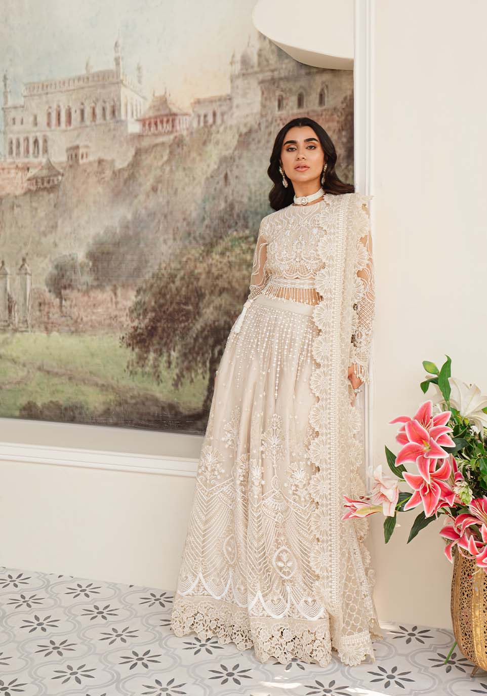 Zarqash | Rubaai Wedding Festive 23 | Arela by Designer Zarqash - House of Maryam - Pakistani Designer Ethnic Wear in {{ shop.shopifyCountryName }}