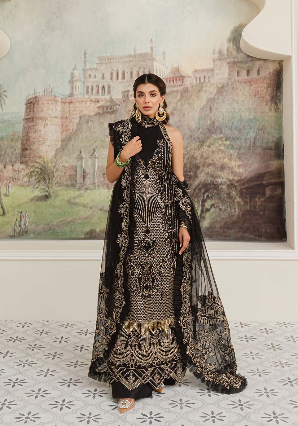 Zarqash | Rubaai Wedding Festive 23 | Lila by Designer Zarqash - House of Maryam - Pakistani Designer Ethnic Wear in {{ shop.shopifyCountryName }}