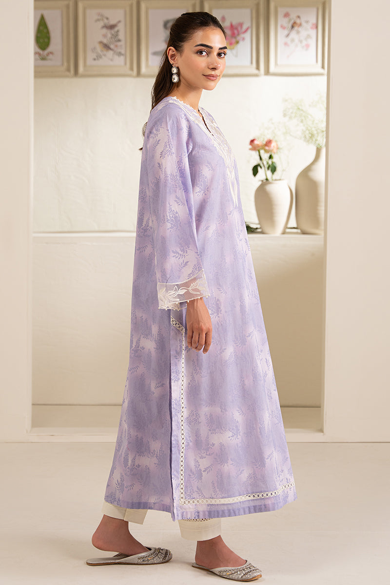 Cross Stitch | Basic Pret | Lavender Mirage Printed Shirt-7